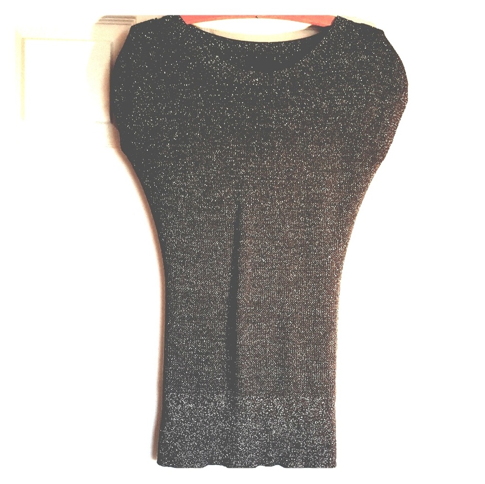Glittery midnight top by Express